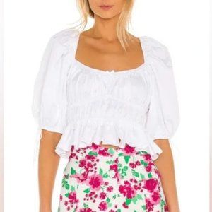 For Love and Lemons Jackson Crop Top